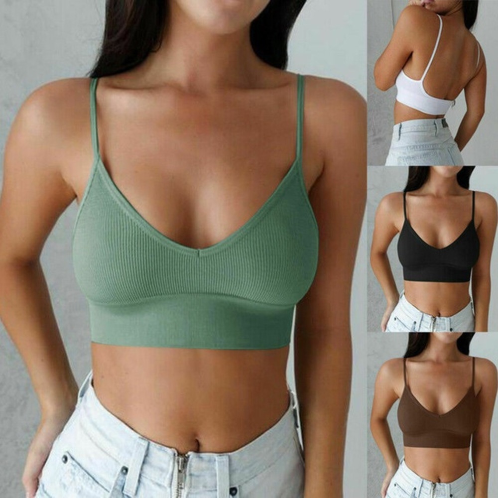 Sexy Seamless Crop Top Bralette XS